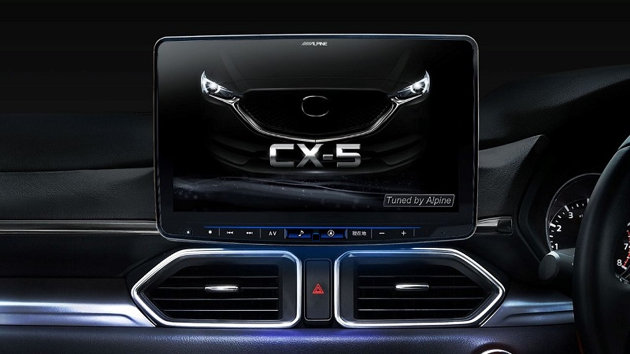 CX-5（KF系）Boseサウンドシステム装着車専用　11型カーナビ フローティングビッグX 11 DVDメカレス